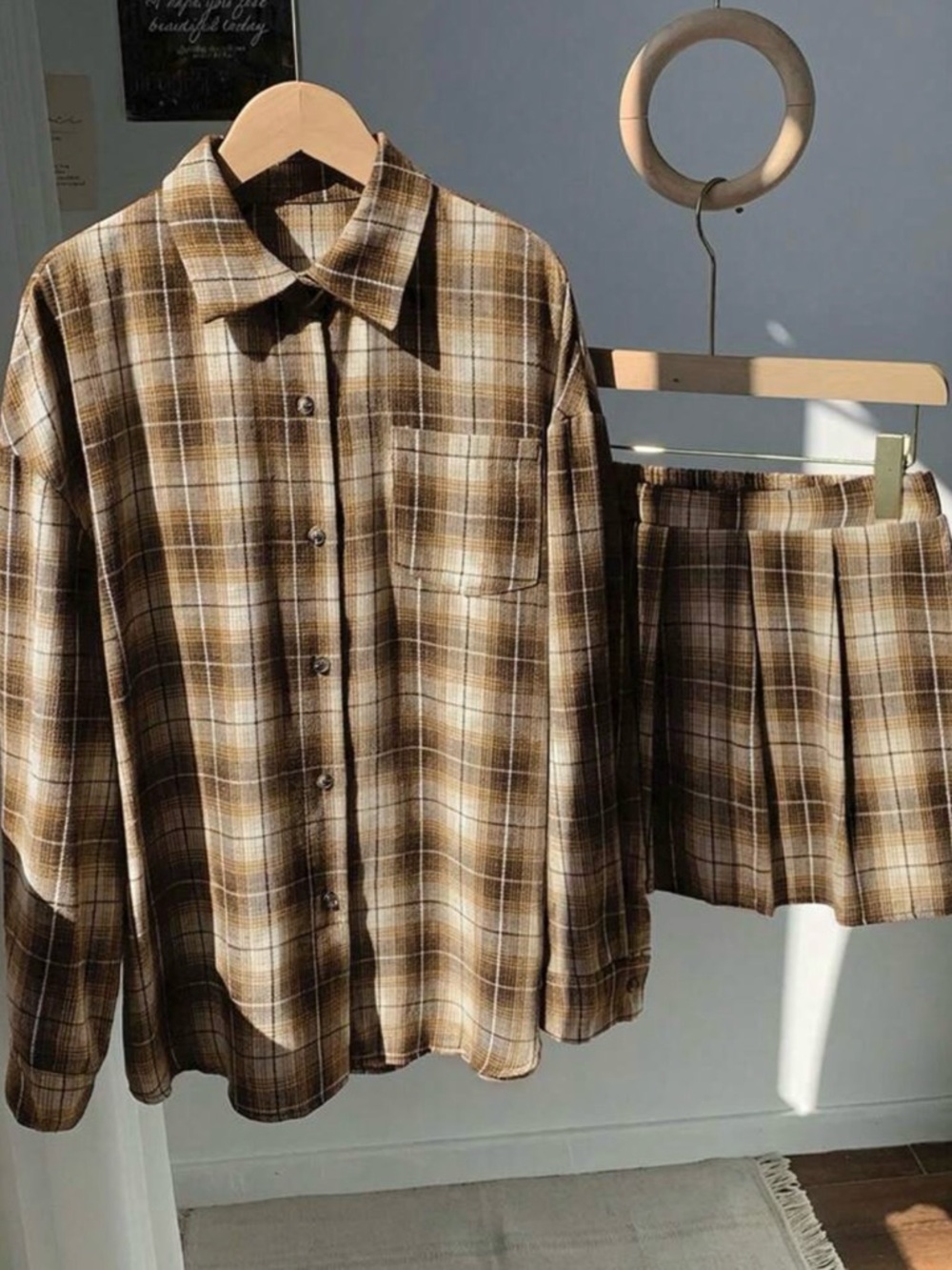 Shirt and skirt set
